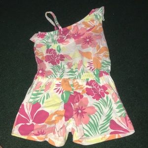 Hawaiian Print Romper